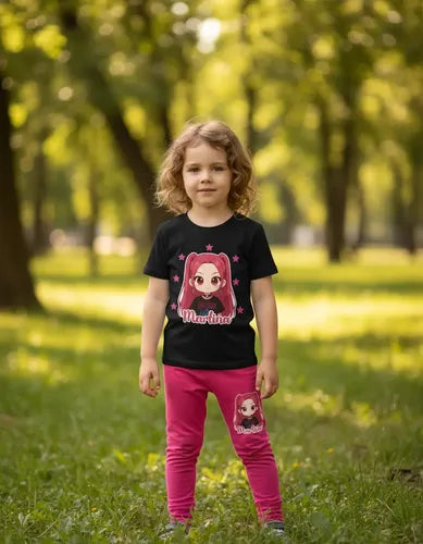 Polera Calza Larga Mira Huntrix Guerreras K Pop Personalizad