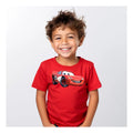 Polera Color Algodón 100% Niños Cars Rayo Mcqueen