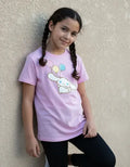 Polera Color Algodón 100% Niñas Cinnamoroll Globos