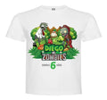 Polera Plantas Vs Zombies Cumpleaños Personalizada Niños