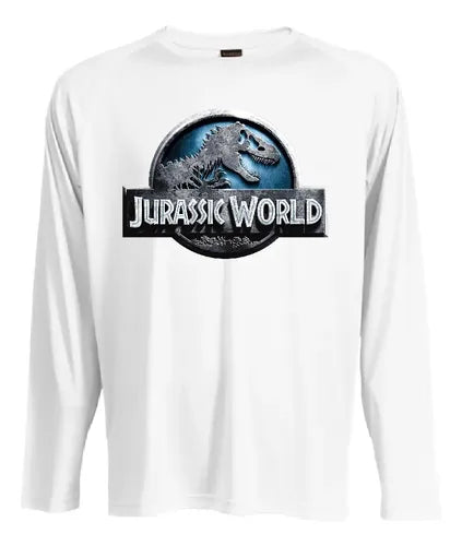 Camiseta Polar Manga Larga Polera Niño Jurassic World