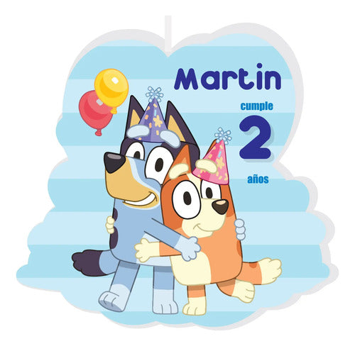 Vela De Cumpleaños Mi Perro Chocolo Niños Personalizada