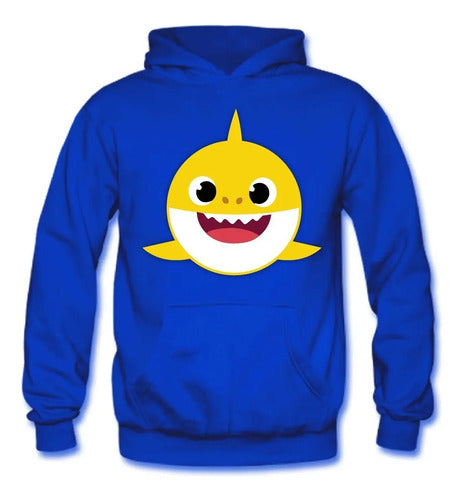 Polerón Canguro Algodón Niños Baby Shark