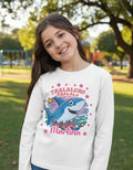 Polera Larga Tralalero Tralala Personalizada Niñas Algodón