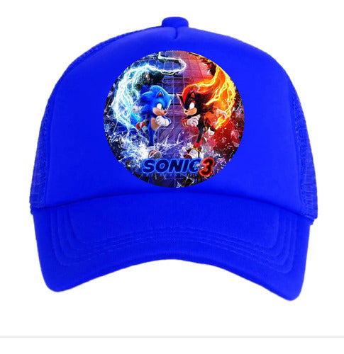 Jockey Gorro Niños Sonic 3 Pelicula Shadow