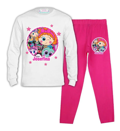 Pijama Largo Ksi Meritos Distroller Personalizado Algodón
