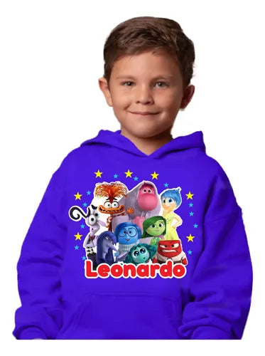 Polerón Intensamente 2 Pelicula Personalizado Niños Algodón