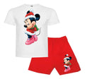 Pijama Corto Niñas Algodon Minnie Navidad