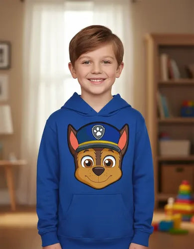Polerón Canguro Algodón Niños Chase Paw Patrol