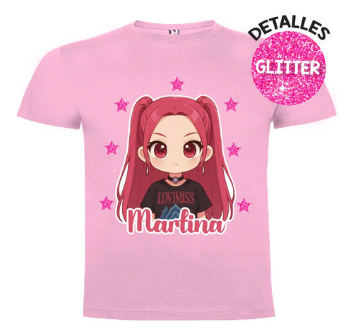 Polera Mira Huntrix Demon Hunter K Pop Personalizada Niñas
