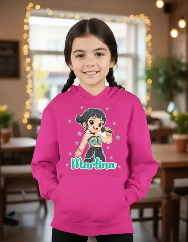 Polerón Zoey Huntrix Demon Hunters K Pop Personalizado Niñas D1
