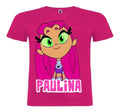 Polera Starfire Jovenes Titanes Personalizada Niñas