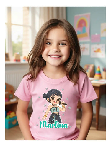 Polera Zoey Huntrix Demon Hunter K Pop Personalizada Niñas
