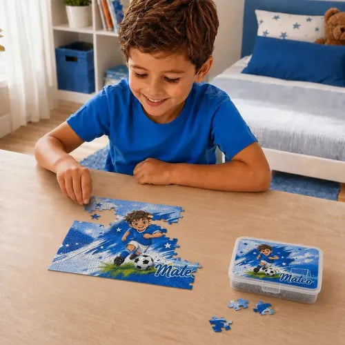 Puzzle Rompecabezas Personalizado Futbol Nombre