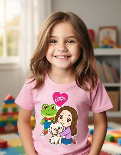 Polera Lara Campos Niñas 100% Algodón
