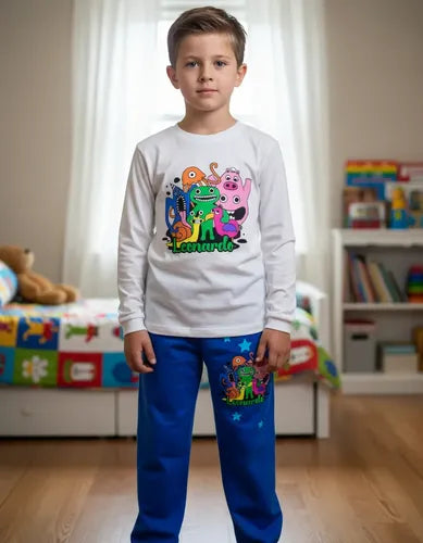 Pijama Largo Garten Of Banban Niños Algodón Personalizado