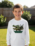 Camiseta Polar Manga Larga Polera Niño Cocodrilo Bombardino