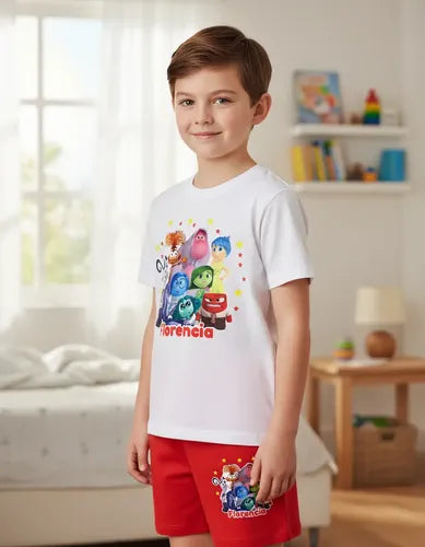 Pijama Intensamente 2 Personalizado 100% Algodón Niños Niñas