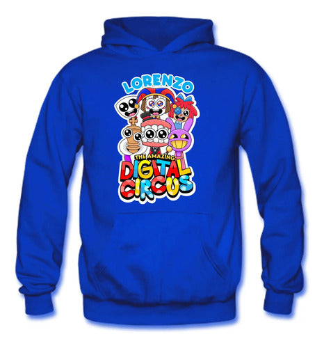 Buzo Circo Digital Poleron Pantalon Personalizado Niños