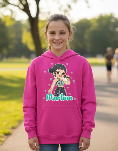 Polerón Zoey Huntrix Demon Hunters K Pop Personalizado Niñas D1