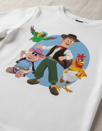 Camiseta Polar Manga Larga Polera Niño Zenon Granja Bartolit