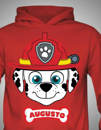 Polerón Marshall Paw Patrol  Personalizado