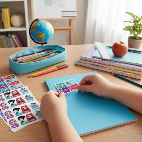 Etiquetas Escolares Personalizadas Huntrix Guerreras K Pop