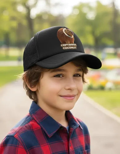 Jockey Gorro Niños Capibara Capybara Coconur Brainrot