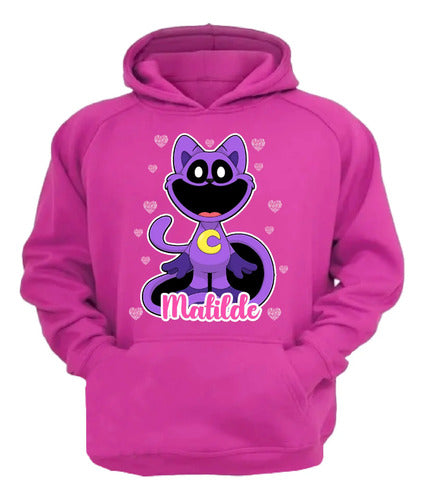 Polerón Catnap Smiling Critters Poppy Playtime Personalizado Algodón Niña