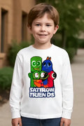 Camiseta Polar Manga Larga Polera Niño Rainbow Friends