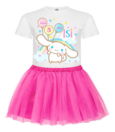 Disfraz Vestido My Litle Pony Personalizado Polera + Tutú Niñas Detalles Glitter Cumpleaños