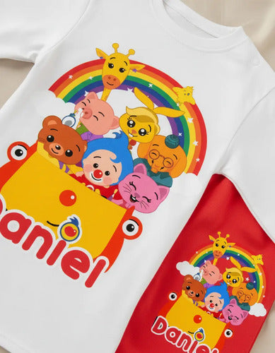 Pijama Largo Plim Plim Niños Algodón Personalizado