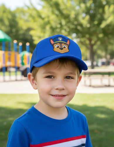 Jockey Gorro Niños Chase Paw Patrol Regalo Navidad Azul