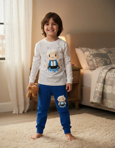 Pijama Largo Chuy Mine Niños Personalizado Algodon