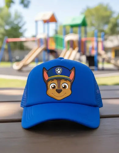 Jockey Gorro Niños Chase Paw Patrol Regalo Navidad Azul