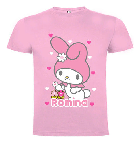 Polera My Melody Niñas Personalizada Algodón 100%