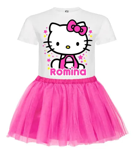 Disfraz Vestido My Litle Pony Personalizado Polera + Tutú Niñas Detalles Glitter Cumpleaños