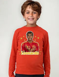 Polera Lamine Yamal Manga Larga Personalizada Niños Algodon