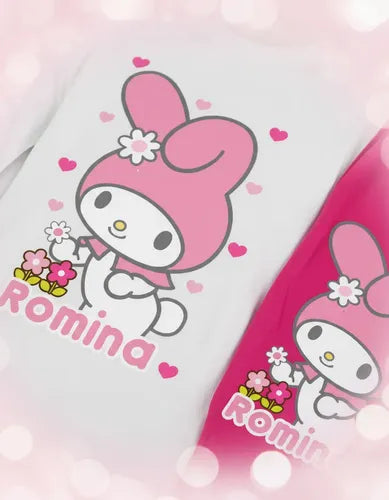 Pijama Largo My Melody Niñas Personalizado Algodon