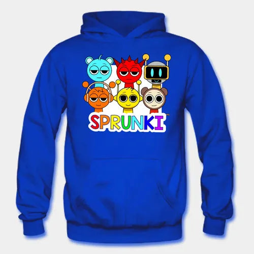 Polerón Canguro Algodón Niños Sprunki Roblox