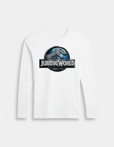 Camiseta Polar Manga Larga Polera Niño Jurassic World
