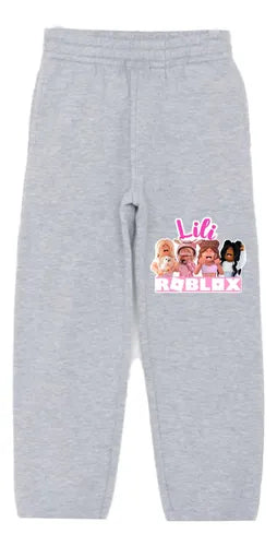 Buzo Roblox Niña Pantalon Personalizado Niñas D1
