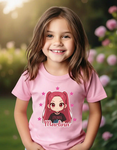 Polera Mira Huntrix Demon Hunter K Pop Personalizada Niñas