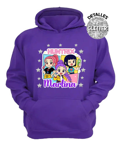 Buzo Huntrix Guerreras K Pop Personalizado Conjunto D2
