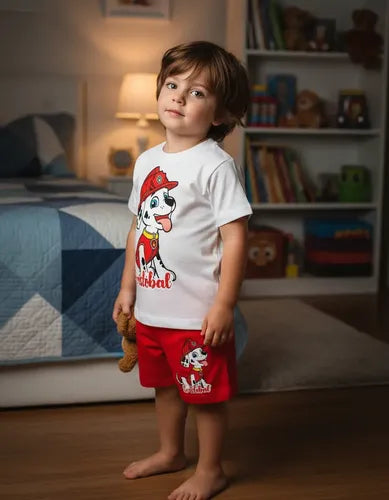 Pijama Marshall Paw Patrol Personalizado 3 Niños100%algodón
