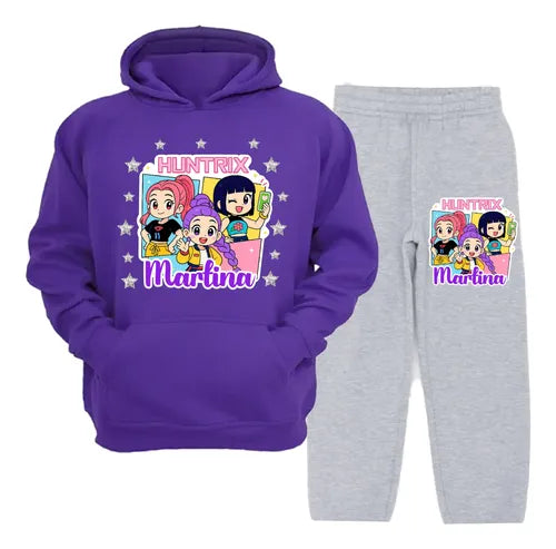 Buzo Huntrix Guerreras K Pop Personalizado Conjunto D2