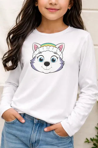 Camiseta Polar Manga Larga Polera Niñas Everest