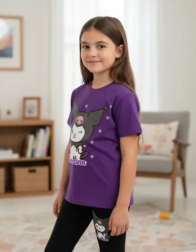Polera Calza Larga Kuromi Personalizado Niñas