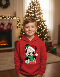 Poleron Mickey Navidad Personalizado Niños Algodón