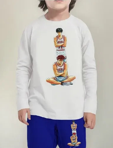 Pijama Largo Niños Algodon Slam Dunk Sakuragui Rukawa